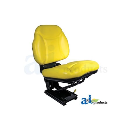 A & I Products Seat Assembly w/ Suspension & Cushions, YLW 25.5" x16.5" x19" A-5000SC